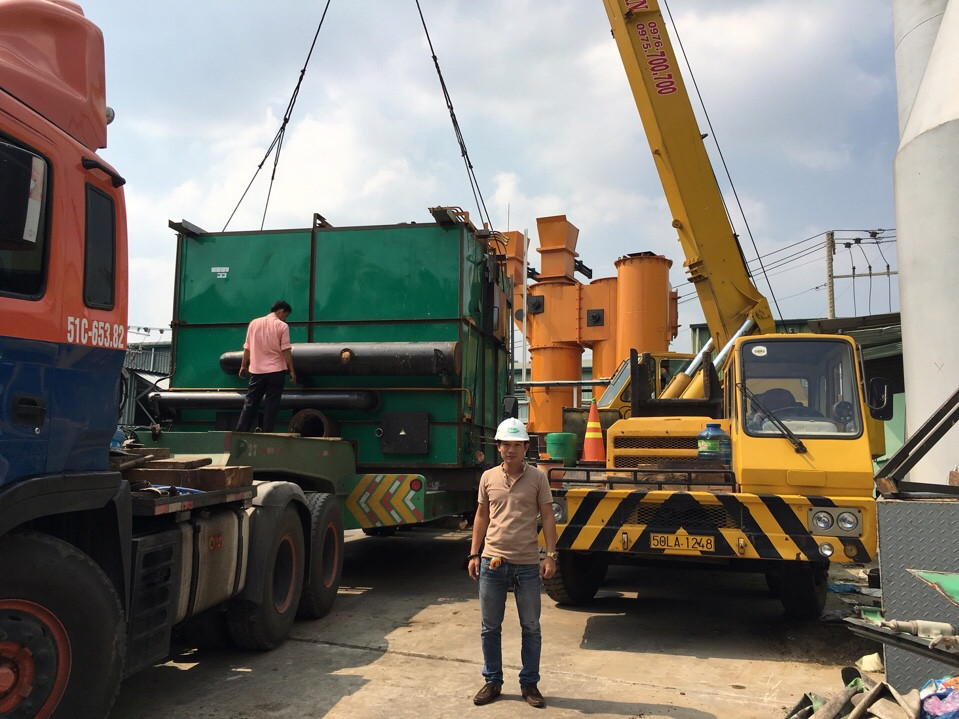 Vận chuyển thiết bị lò hơi công nghiệp