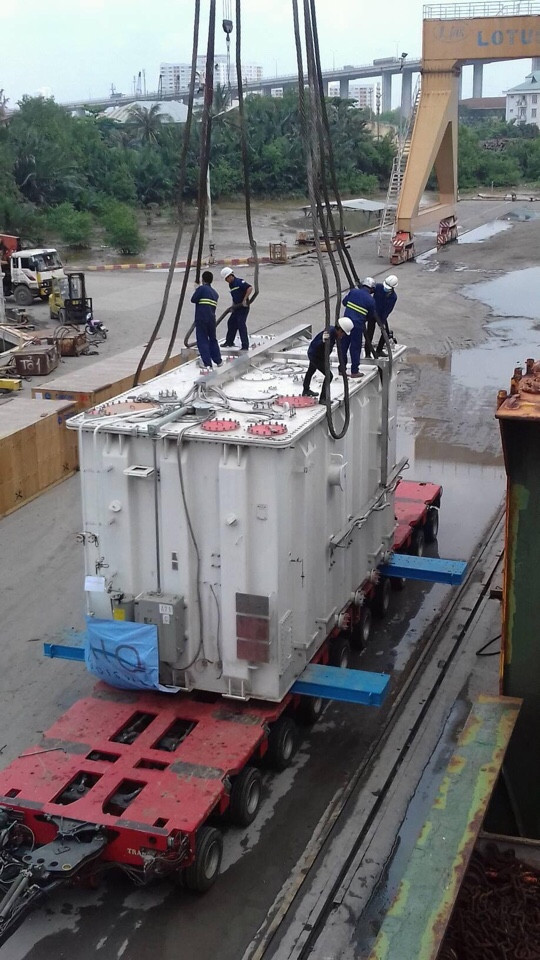 VẬN CHUYỂN MÁY BIẾN THẾ SIÊU TRƯỜNG SIÊU TRỌNG