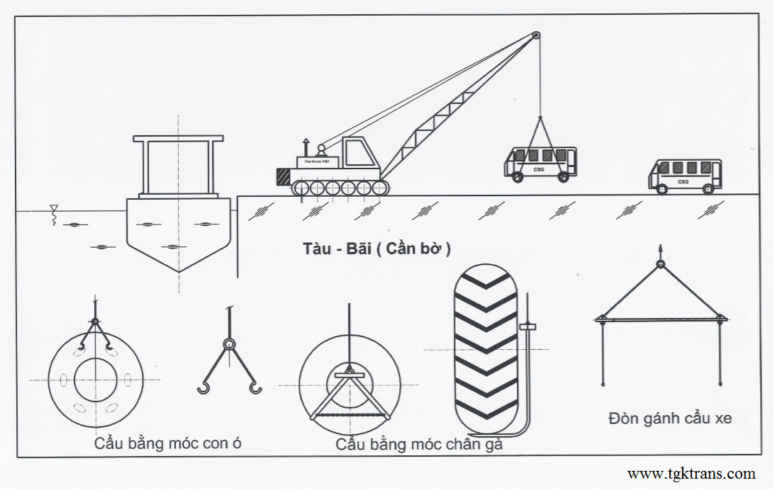 Vận chuyển xe bus, xe ô tô và làm thủ tục nhập khẩu